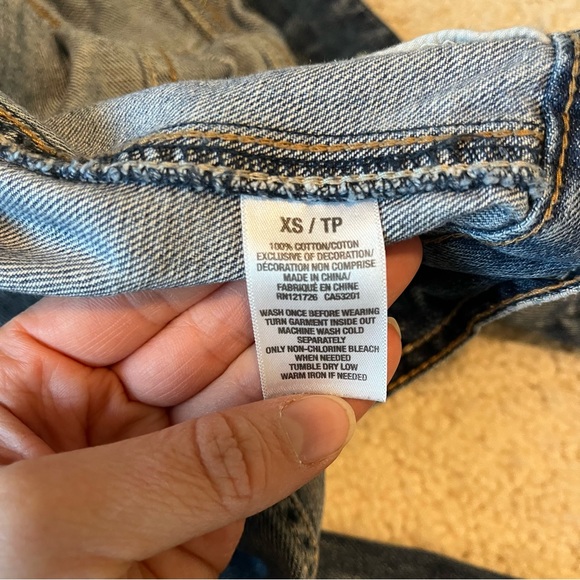 Aeropostale Casual Light Blue Jean Jacket Size XS - Picture 6 of 9